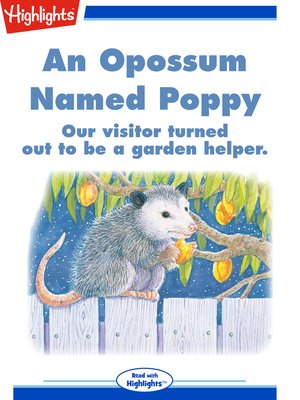 cover image of An Opossum Named Poppy
